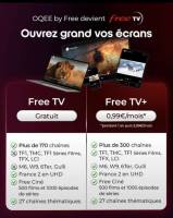 Free TV / plus de 170 Chaînes TV à 0 €
