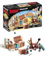 Playmobil Astérix 71268 : Numérobis et la Bataille du Palais, Catapulte Fonctionnelle, Obélix, Numérobis, Idéfix et 3 Soldats Romains à 17.14 €
