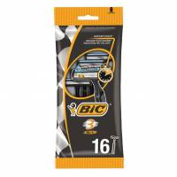 BIC.16 Rasoirs Jetables pour Homme à 3 Lames (Via coupon+Prévoyez et Économisez) à 7.42 €