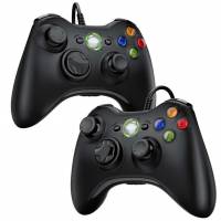 [Coupon] Lot de 2 manettes Xbox 360 filaire compatible PC à 25.41 €