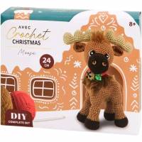 Sélection de Kit de Crochet Figurine de Noël - Ex : L'Élan à 2.99 €