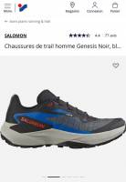 Chaussures de trail homme Genesis Noir, blanc et bleu à 104.99 €