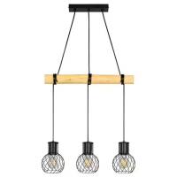 Suspension métal L. 50 cm Kavi - Noire à 29.99 €