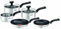 Tefal Comfort Max Casseroles 14/16/18 cm + couvercles 16/18 cm, Poêles 20/24 cm à 69.99 €