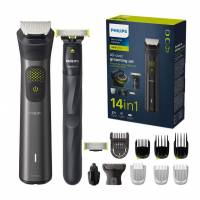Philips Series 9000 - 14-in-1 Clipper, OneBlade, Precise Cut, Sharp Contours, Convenient Shave, Premium Toiletry Bag, Extra OneBlade à 62.99 €