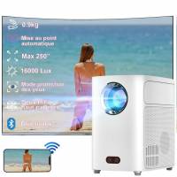 Vidéoprojecteur 4K - 16000 lux, Double Haut-Parleur Hi-FI VenirCool (vendeur tiers) à 29.99 €