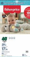 Peluche Fisher-Price Ma Loutre Câlins Bonne Nuit - Veilleuse Bébé Musicale et Lumineuse, Bruit Blanc (via 11,96€ sur la Carte de Fidélité) à 17.94 €