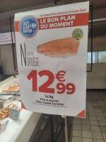 Filet de Saumon, origine Norvège - 1kg - Meylan (38) à 12.99 €