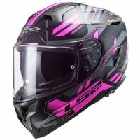 CASQUE LS2 FF327 CHALLENGER SPIN - GRIS / ROSE L XL XXL à 89 €