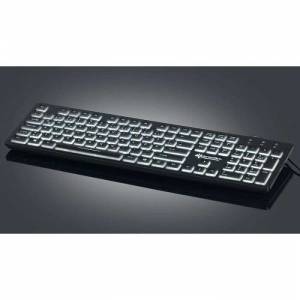 Clavier rétro éclairé LED blanc - AZERTY, filaire usb (vendeur tiers) à 14.95 €
