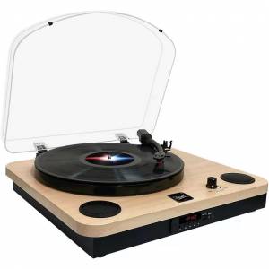 Platine vinyle Dual DL-P06 BT - Bluetooth in & out, Haut-parleurs, Bras automatique, Encodage vinyle sur USB à 59 €