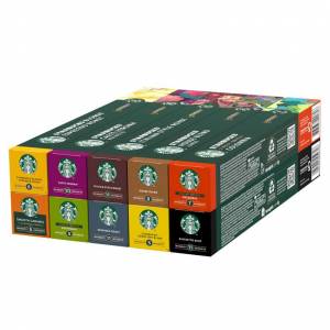 Lot de 100 Capsules Café Starbucks Pack Découverte by Nespresso (Via Prévoyez et Économisez) à 27.19 €