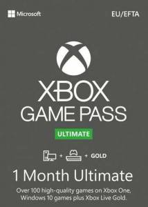 1 mois Game pass ultimate EU à 10.74 €