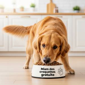 Croquettes pour chien Gratuite ! 