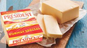 Lot 4 plaquettes de beurre gastronomique Président doux ou demi-sel 4 x 250 gr à 7.98 €