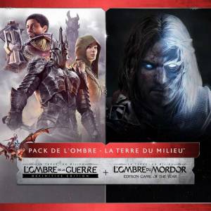 Pack de L'Ombre - La Terre du Milieu: Shadow of Mordor GOTY + Shadow of War Definitive Edition sur PS4 (Dématérialisé) à 6.99 €
