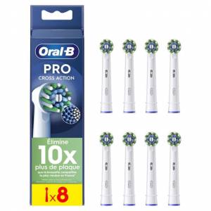 Brossettes pour Brosse à dents électrique Oral-B Pro Cross Action - Pack De 8 Unités à 14.99 €