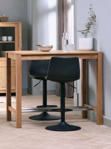 Chaise de bar Broager - gris ou noir à 45 €