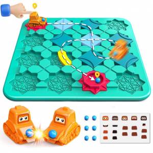 Jeux de société STEM, Puzzle Logical Road Builder, Casse-tête Montessori (Via remise au panier Vendeur Tiers) à 12.99 €
