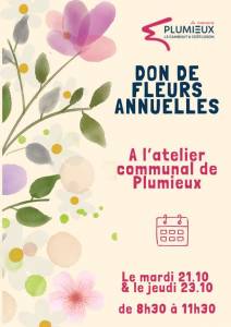 [Habitants] Don de fleurs - Plumieux (22) à 0 €