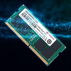 Barrette de RAM Transcend - 32 Go DDR4 à 3200 MT/s, CAS22 - 1,2V - format SO-DIMM (vendu par Amazon) à 70.99 €