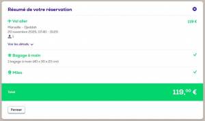 Vol direct (A/S) Marseille > Djeddah (Arabie Saoudite) (Transavia, Bagage à main) à 119 €