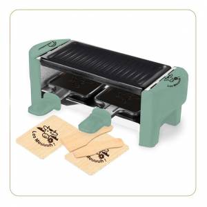 Appareil à raclette Little Balance Duo Meuuh...! - 1/2 personnes, Grill amovible, 2 spatules + 2 planchettes à 16.99 €