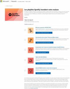 [Nouveaux clients] Spotify Premium gratuit pendant 3 mois avec Microsoft Rewards à 0 €
