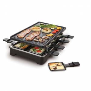 Appareil à raclette QILIVE Q.5480 - 1400W, Température réglable jusqu'à 220 °C, 8 personnes à 19.99 €