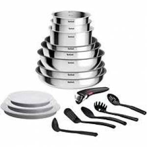 Batterie de cuisine TEFAL Cook Eat 17pcs Ingenio Inox à 109.99 €