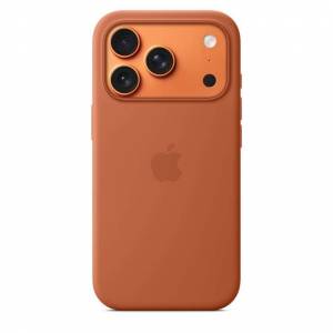 Coque Apple en Silicone avec MagSafe pour iPhone 17 Pro Terracotta à 44 €