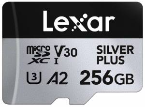 Carte Mémoire Micro SD Lexar Silver Plus - 256 Go, écriture 150mo/s (Vendeur Tiers) à 27.99 €