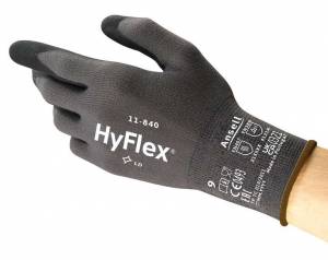 Lot de 5 paires de gants de travail professionnels Ansell HyFlex - Enduction Nitrile, Résistant à l'Abrasion, Taille M à 6.82 €