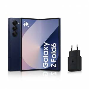 Samsung Galaxy Z Fold6, 256 Go, Chargeur secteur rapide 25W inclus, Smartphone déverrouillé, Bleu nuit, Version FR à 1721.91 €