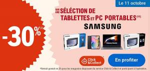 30% de réduction sur une sélection de Tablettes & PC portables Samsung à 0 €