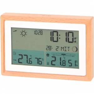 Station météo sans fil Nor-Tec - Température et humidité intérieur/extérieur à 12.95 €