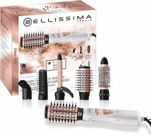 Bellissima My Pro GH18 1100 Brosse Soufflante Professionnelle 5 en 1 – Revêtement Céramique, 2 Niveaux de Température et Position Air Froid à 19.06 €