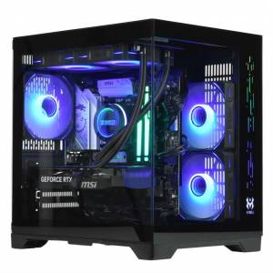 PC de Bureau Obsidian - Intel Core i7 14700KF, RTX 5060 Ti 16 Go Shadow OC, RAM 32 Go DDR5 5600MHz, SSD 1 To, Windows 11 version d'essai à 1399.99 €