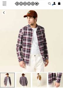 Chemise homme Bonobo 100% coton à 15.99 €