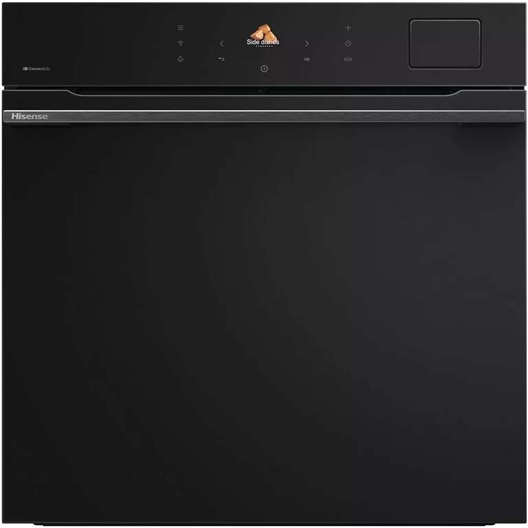 Four encastrable Hisense BAS614P8B - 77 L, Chaleur tournante pulsée - Nettoyage pyrolyse (Via ODR de 100€ & 50€ Remise Panier) à 699 €