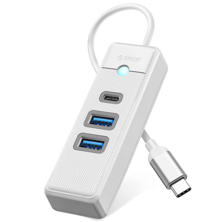 Hub USB‑C Orico 3 ports (2 × USB‑A + 1 × USB‑C) à 4.99 €