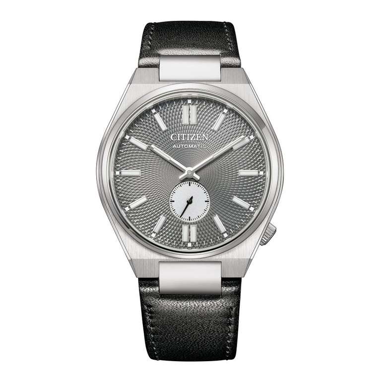 Montre Citizen Tsuyosa NK5010-01H Automatique, 40 mm, Acier & Cuir Gris, Verre Saphir, 5 ATM à 287.2 €