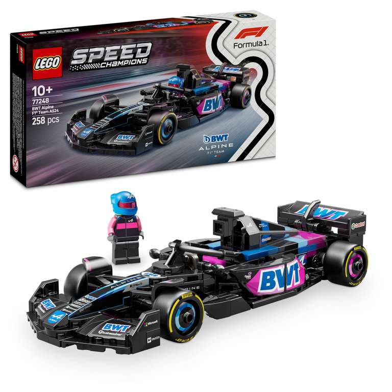 LEGO Speed Champions 77248 - Voiture F1 BWT Alpine Team à 17.57 €