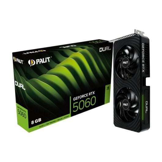 Carte graphique Palit GeForce RTX 5060 Dual 8 Go à 290 €