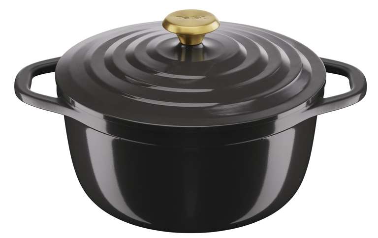 Cocotte ronde Tefal - 24 cm, 4.7L, Fonte d'aluminium légère à 48.74 €