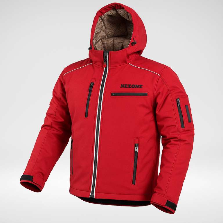 Blouson Softshell Urban Hiver Homologation AA - Rouge à 60 €