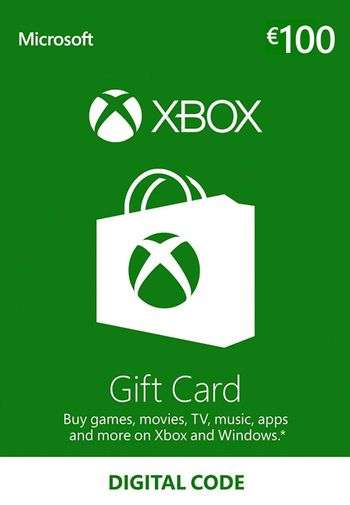 Carte Cadeau Xbox Live de 100€ - 17% de réduction à 83.36 €