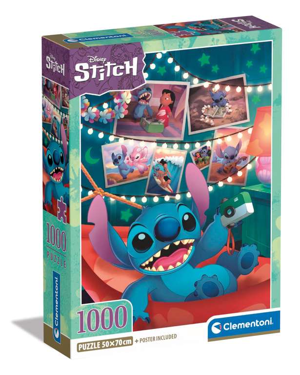 Puzzle Clementoni Stitch - 1000 Pieces, 70x50cm à 7.99 €