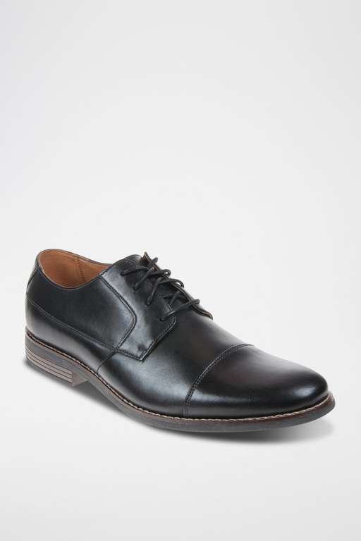 Chaussures Clarks - Derbys en cuir Becken - Noir à 29.9 €