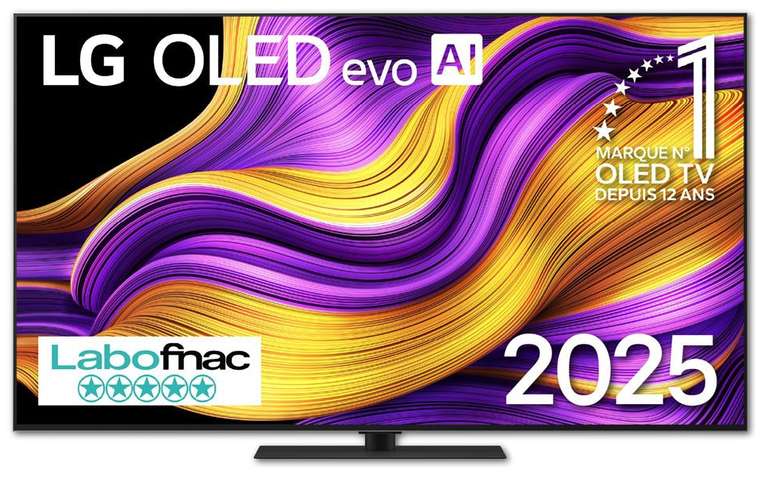 [Fnac Adhérent] TV 65'' LG OLED Evo OLED65G5 164 cm 2025 à 1890.62 €